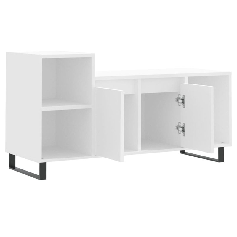 Nagan Unfinished TV Stand for TVs up to 43", White