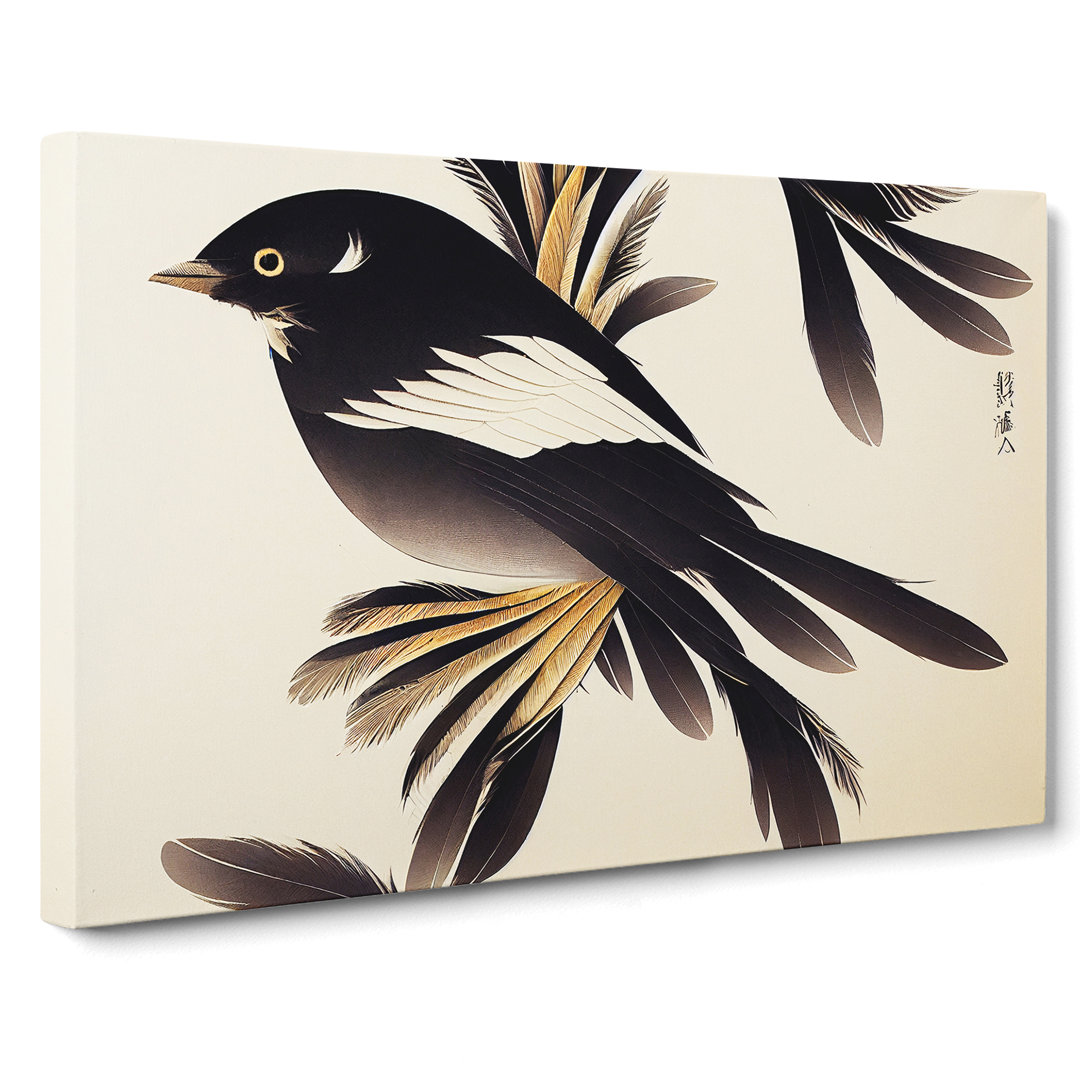 XXX-H1022-WF-7084X Positive Bird - Wrapped Canvas Print