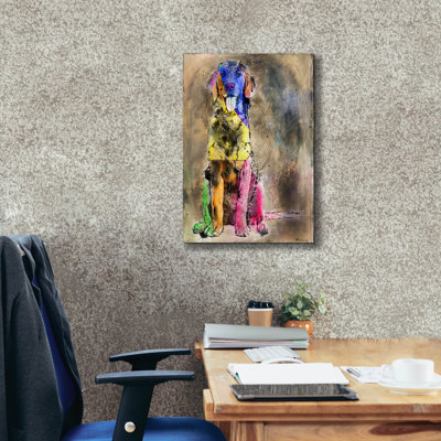 «Epic Graffiti» «Happy No. 1» par Marta Wiley, art mural sur toile