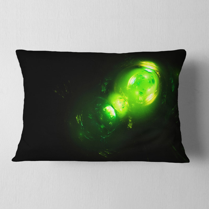 Bulles d'air sous l'eau - Coussin imprimé abstrait
