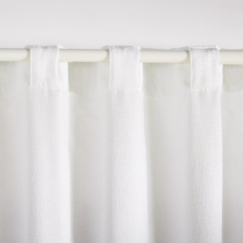 Panneau de rideau filtrant Lauren Ralph Lauren Jenkins, Blanc, L 50 po x L 84 po