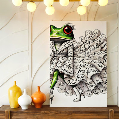 Impression sur toile Fashion Girl Coffee Studio