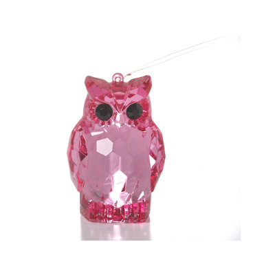Figurine suspendue hibou acrylique