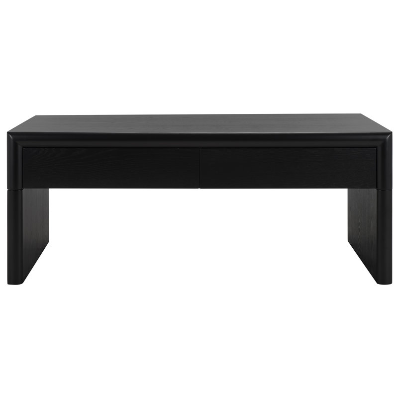 Table basse avec rangement Vandalia, Noir