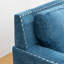Fauteuil capitonné en chenille de 34,5 po de large Nahamas