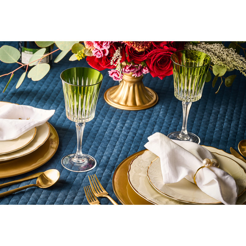 Crystal Goblet, 10 oz., Green