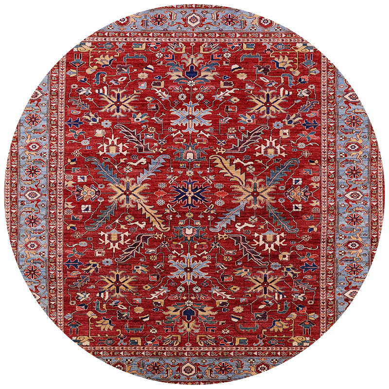 Oriental Indoor Rug, Round 3'