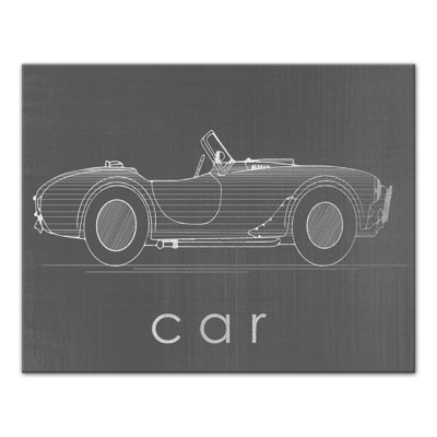 Art sur toile croquis de voiture Flara
