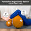 Coussin cylindrique pour méditation et traversin de yoga - brun-86778392-86856278