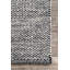 Tapis gris / noir en coton doux touffeté à la main Parnell-63292581