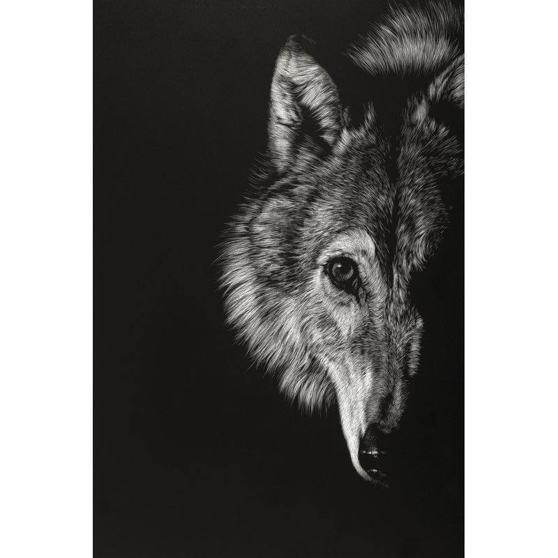 Black Glimpse III by Julie T. Chapman - Wrapped Canvas Print, 122cm H x 81cm W