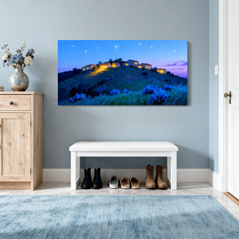 Paysage et nature ciel nocturne Hillside Homes, H 20 po x l 40 po