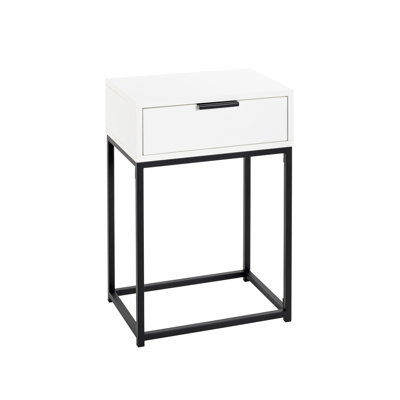 Console End Table with Storage