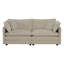 Ensemble de canapés-lits en chenille beige-1744309355