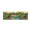 Red Quilters Barn Country Folk Art Farm 1 Piece Panoramic Wall Art on Canvas-1316859669-1316859671