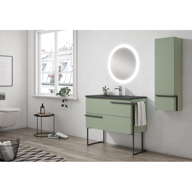 Ensemble de meuble-lavabo simple 32 po, Vert sauge