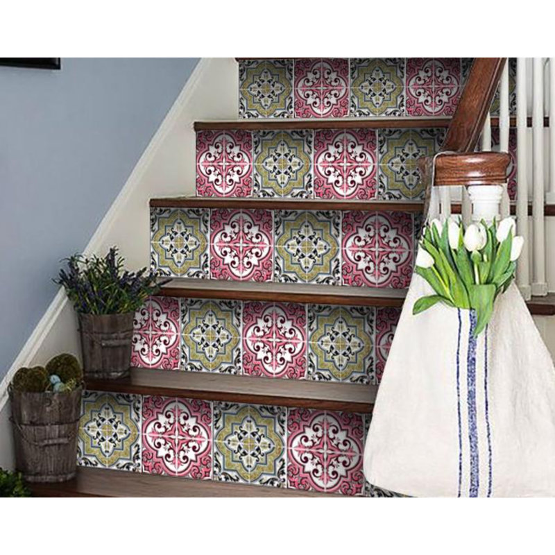 Carreau de mosaïque auto-adhésif en vinyle 6 po x 6 po