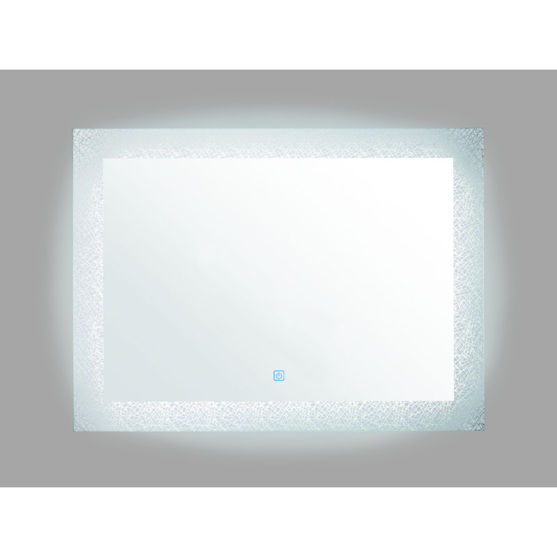 Petronella Glass Flat Wall Mirror