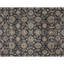 Tapis noir et crème noué à la main de haute qualité
