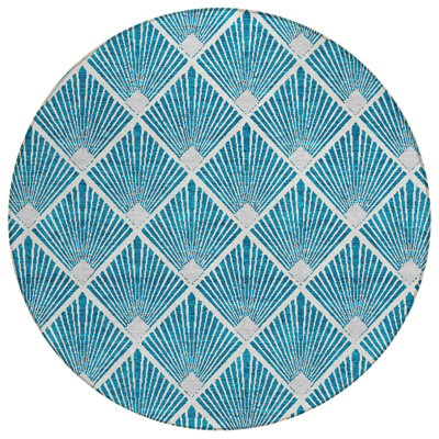 Celeski Washable Geometric Indoor / Outdoor Rug