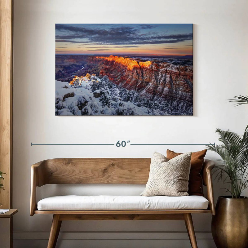 Alvord Grand Canyon en hiver, H 30 po x l 45 po