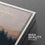 «Woodland Nursery Decor Sunrise Pastel Mountain River Nature Landscape», 3 pièces-100136150-100136147