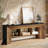 63-inch Low Console Stand With 3 Storage Shelves