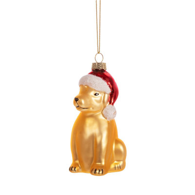 9.5cm Handmade Glass Bauble