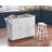Garrettsville 48 " W Kitchen Cart with Stainless Steel Top-1599748832