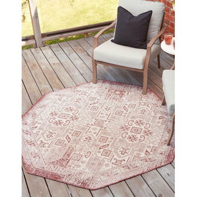 Tapis d'extérieur Chand couleur brique