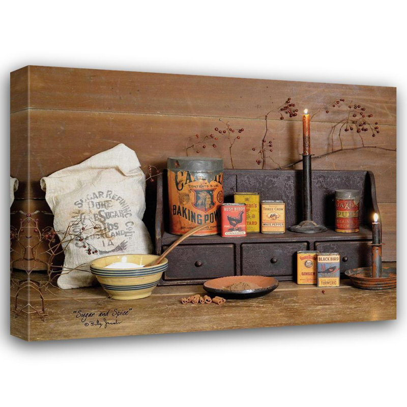 «Lark Manor ™ Jacobs», art sur toile tendue par Billy Gallery: Sugar and Spice, H 15 po x l 18 po