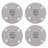 Ih Casadecor Round 4 Piece Coaster Set