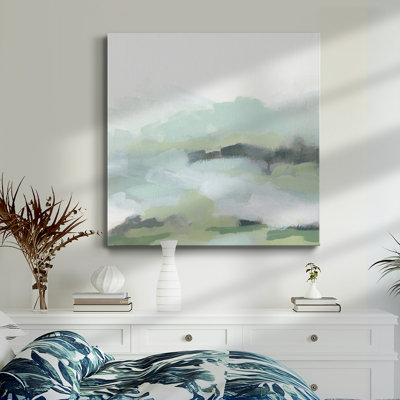 Toile tendue avec châssis Strata Field I-Premium - prête à être accrochée