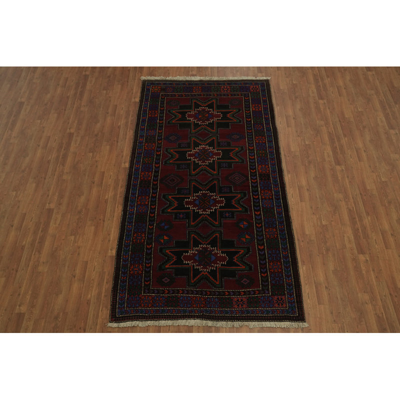 Tapis oriental bohémien authentique Kazak 5 x 10