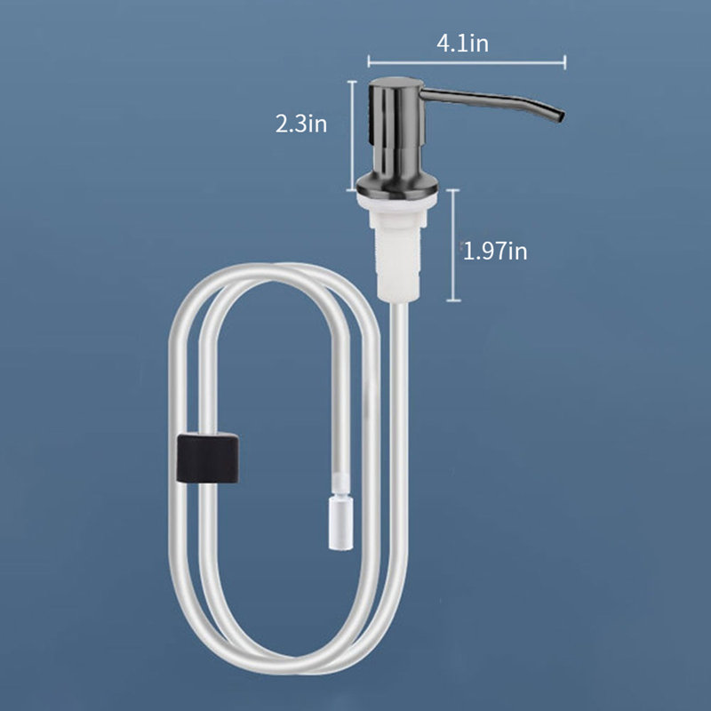 Tête de pulvérisation de distributeur de savon avec ensemble de tubes d'extension de 47 po