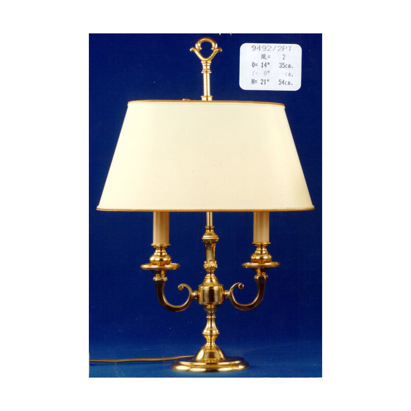 Cowie Metal Table Lamp, Polished Brass