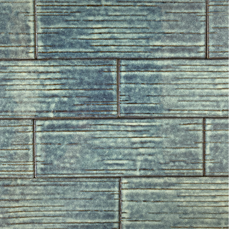 Corteza 3" x 9" Ceramic Vintage Subway Tile, Stardew