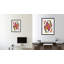 «Queen Heart Poker Decks Of Vintage Card», reproduction de photo sur toile 19 pièces