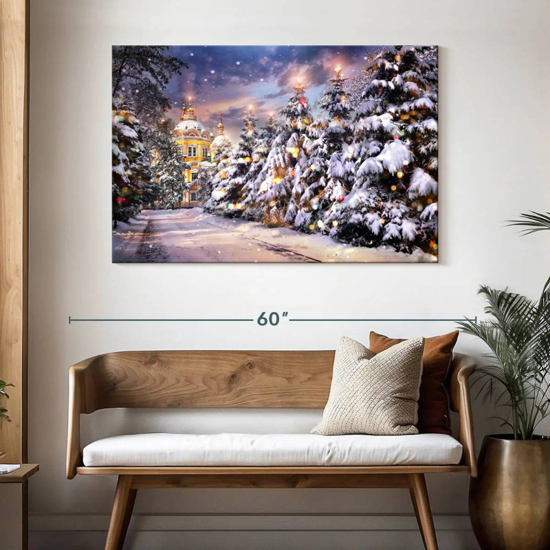 Christmas Tree Lane, H 32 po x l 48 po