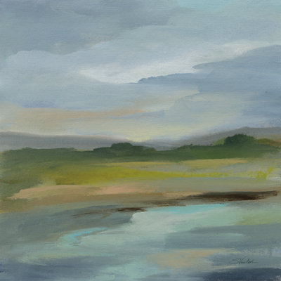 Clouds And Shadows by Silvia Vassileva - Wrapped Canvas Painting