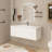 47.3'' Wall Mounted Single Sink Bathroom Vanity with Solid Surface Top-162499462