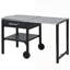 Foldable Outdoor Kitchen Cart With Prep Station, Portable BBQ Grill Cart, And Ample Storage For Backyard And Patio Use-638212368