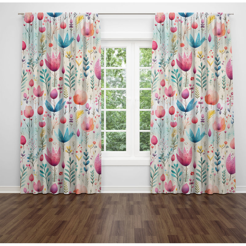 Yussuf Room Darkening Curtain Pair, 40" W x 61" L