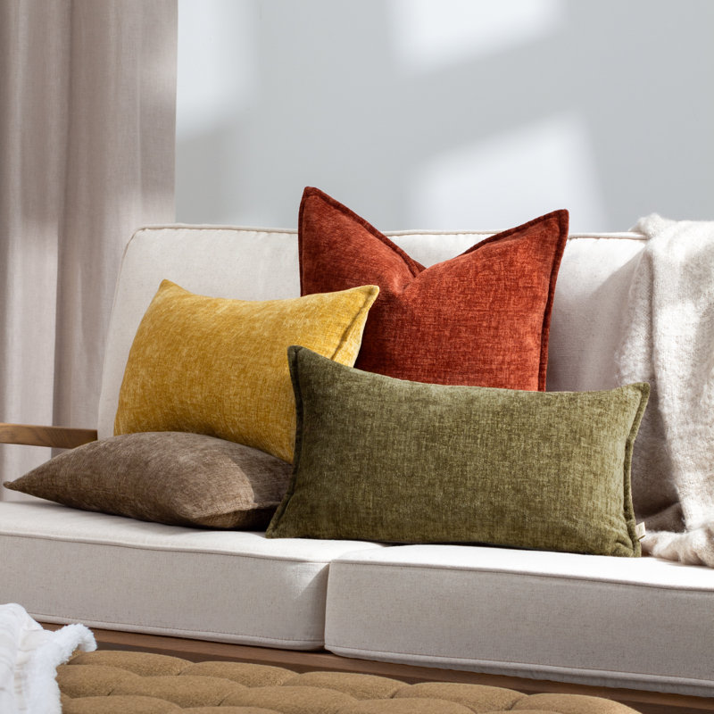Buxton Rectangular Throw Cushion, Brown