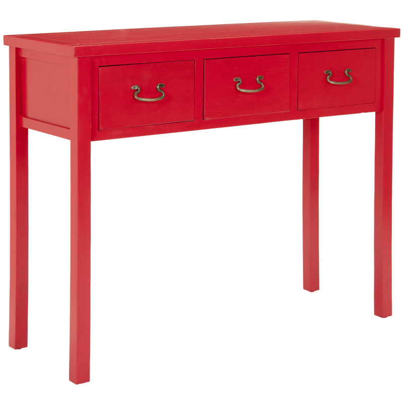 Vinea 39.4'' Console Table, Hot Red