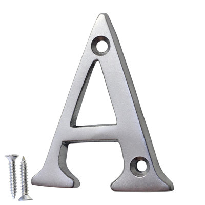 2'' H Brass House Letter