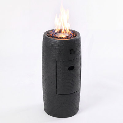 Column Concrete Propane Smokeless Fire Column