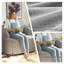 Fauteuil d'appoint pivotant à compression 35 po - Méridienne rotative en mousse à mémoire de forme sans cadre pour salon et chambre à coucher-936735379