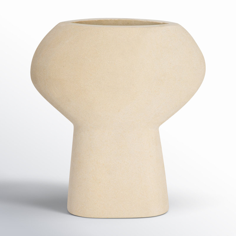 Harmony Handmade Stoneware Table Vase, 11" H x 10" W x 3" D