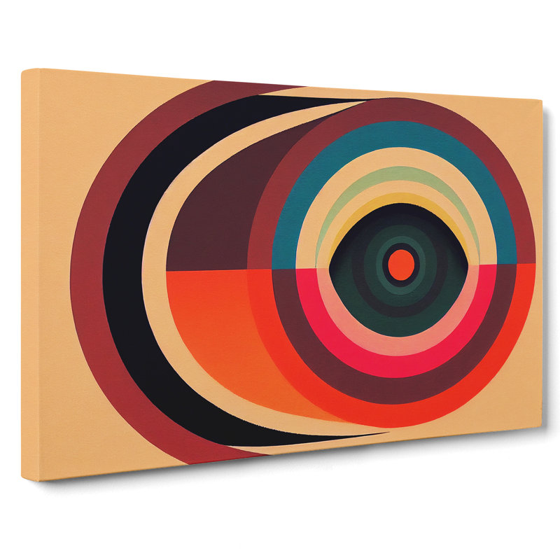 Bright Modern Abstract - Wrapped Canvas, 35cm H x 50cm W x 3cm D